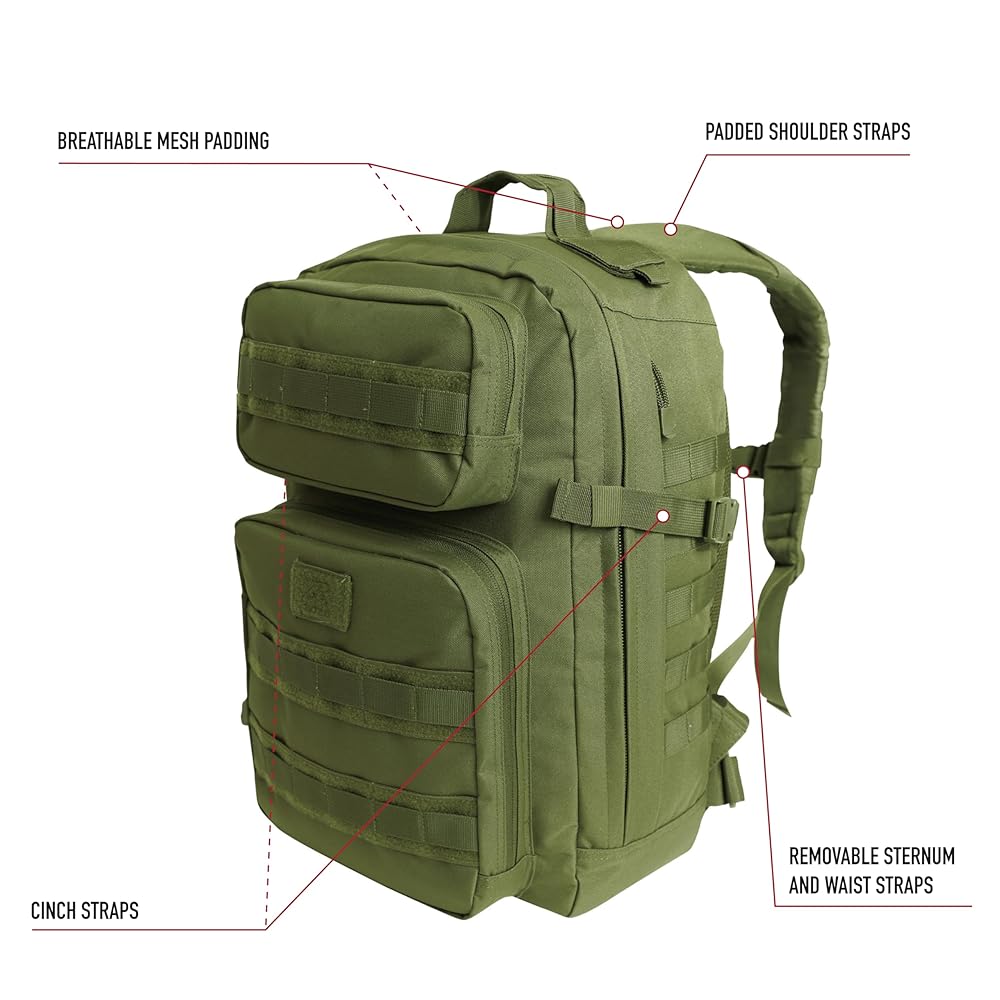 Amazon | Rothco Fast Mover タクティカルバックパック - EDC